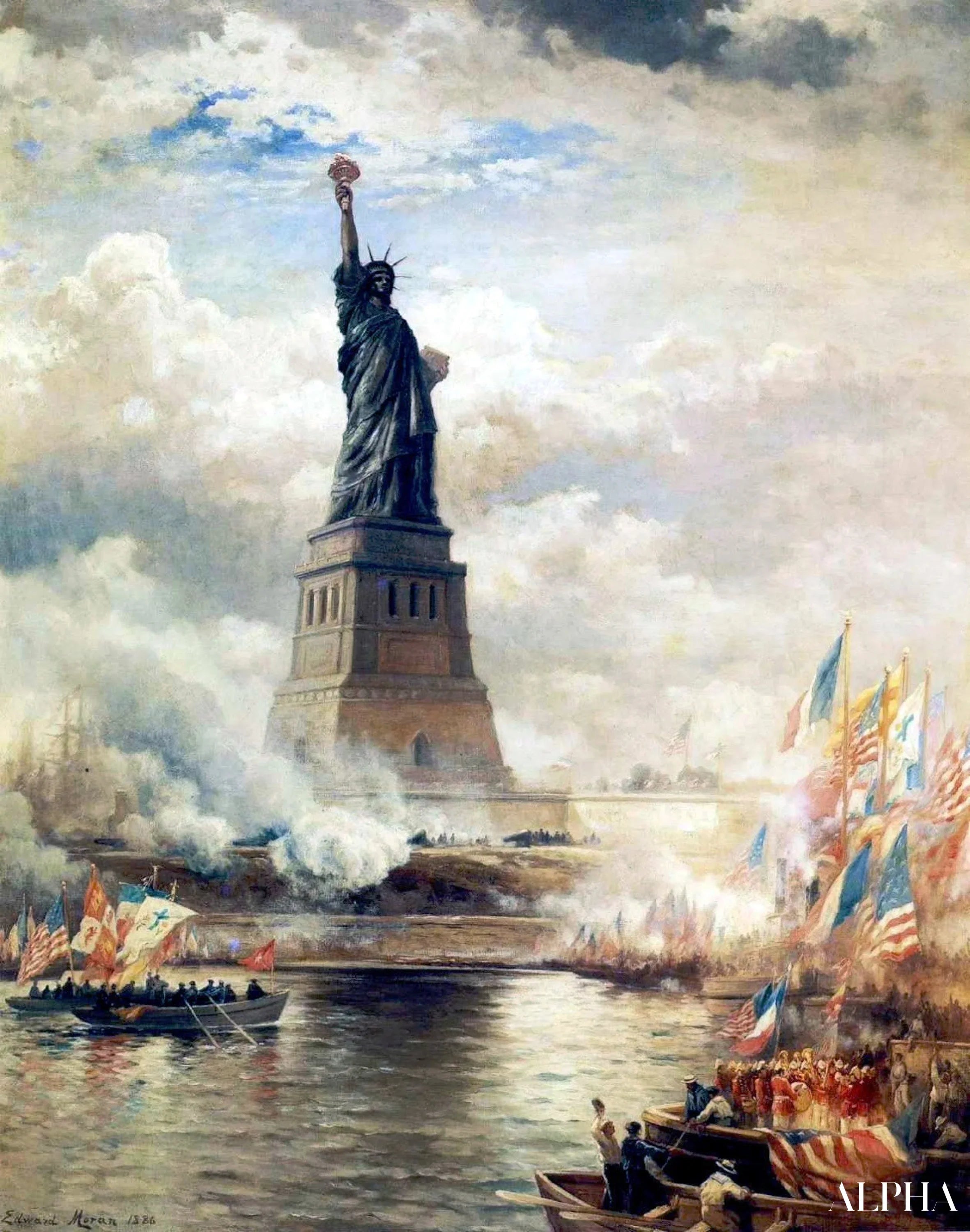 20 Berømte Malerier af Edward Moran