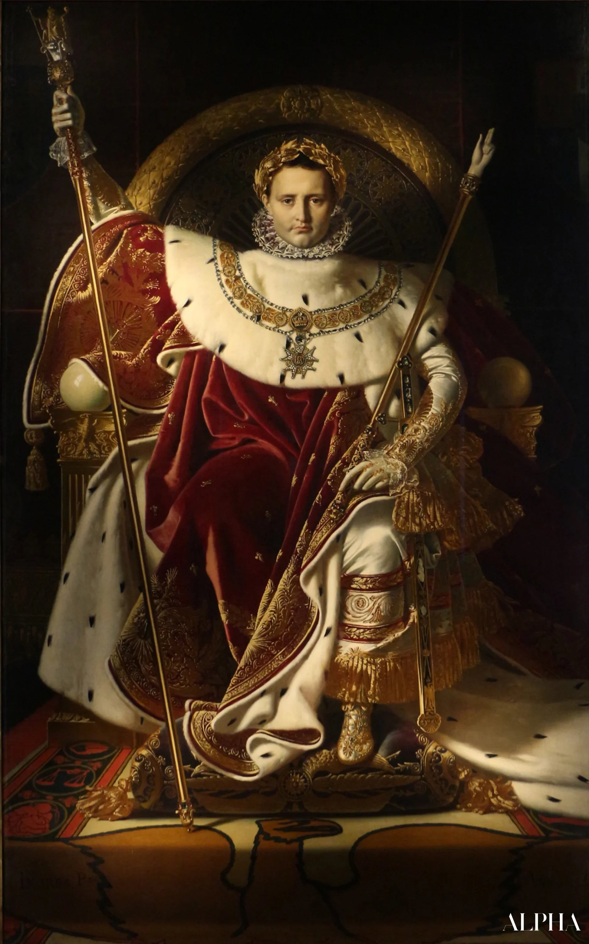 30 Berømte Malerier af Jean-Auguste-Dominique Ingres