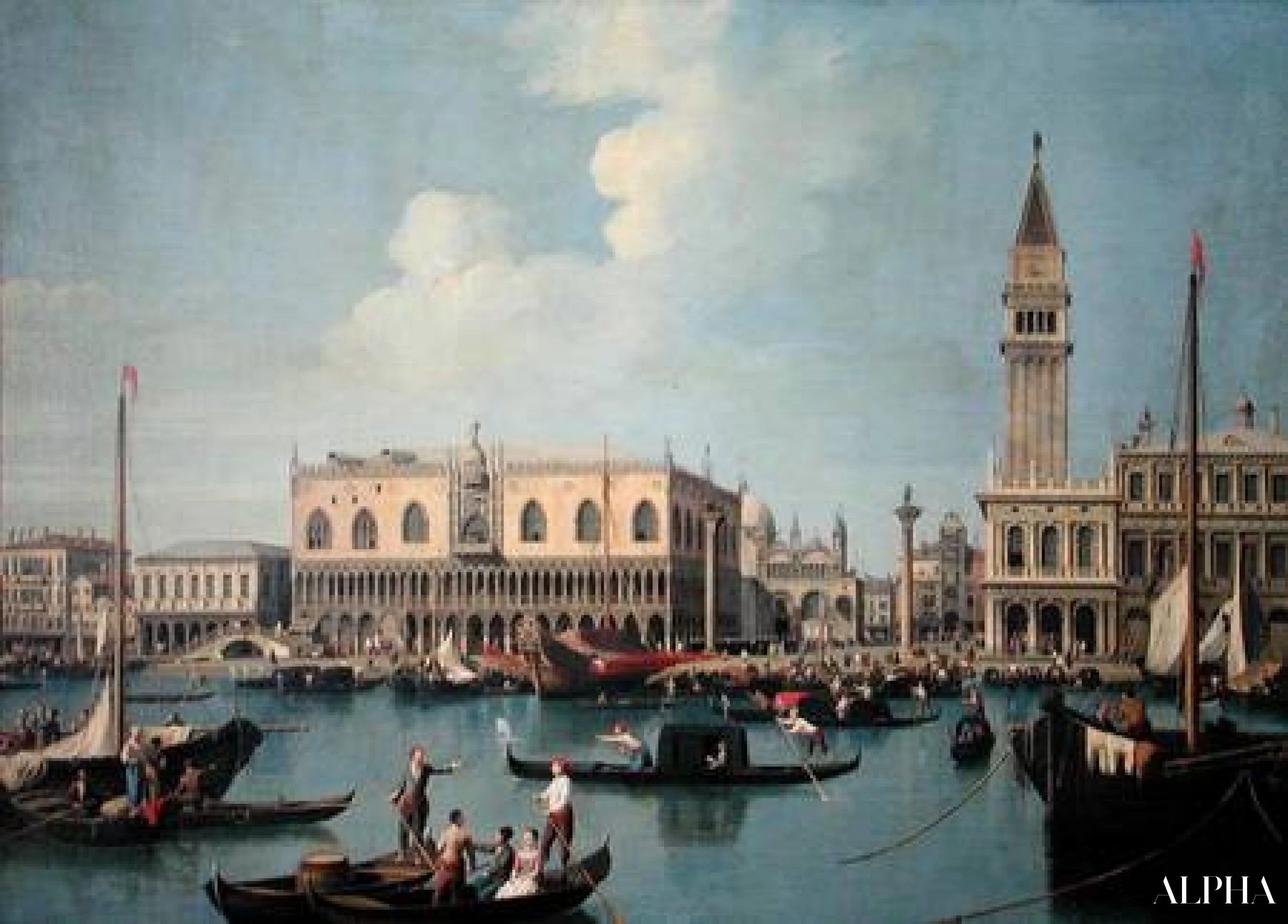200 Berømte Malerier af Giovanni Antonio Canal (Canaletto)