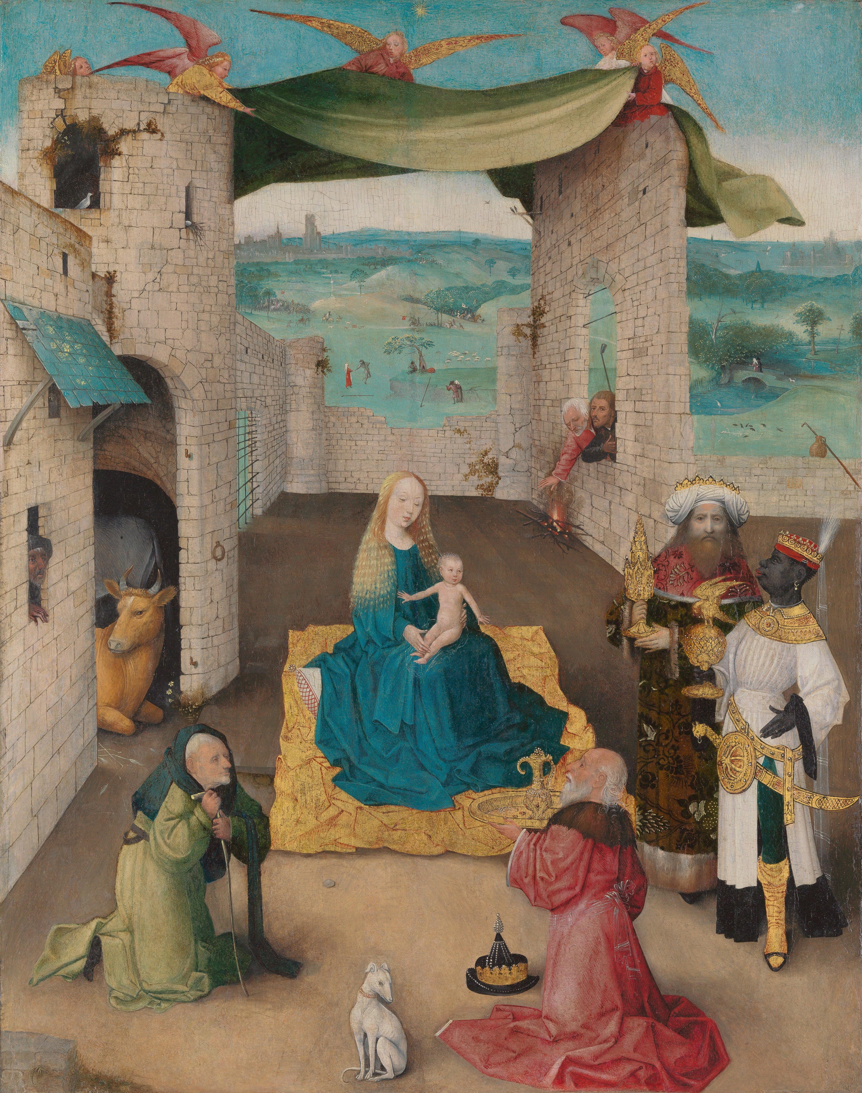 De hellige tre kongers tilbedelse - Hieronymus Bosch
