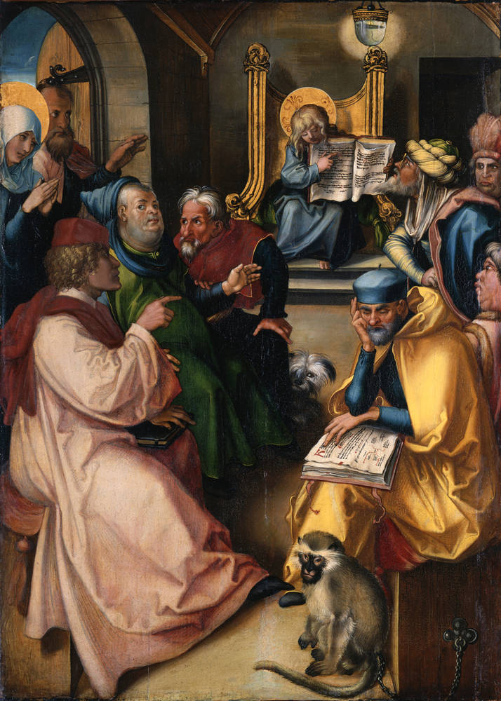 Polyptyk af De Syv Sorger: Kristus blandt Lægerne - Albrecht Dürer