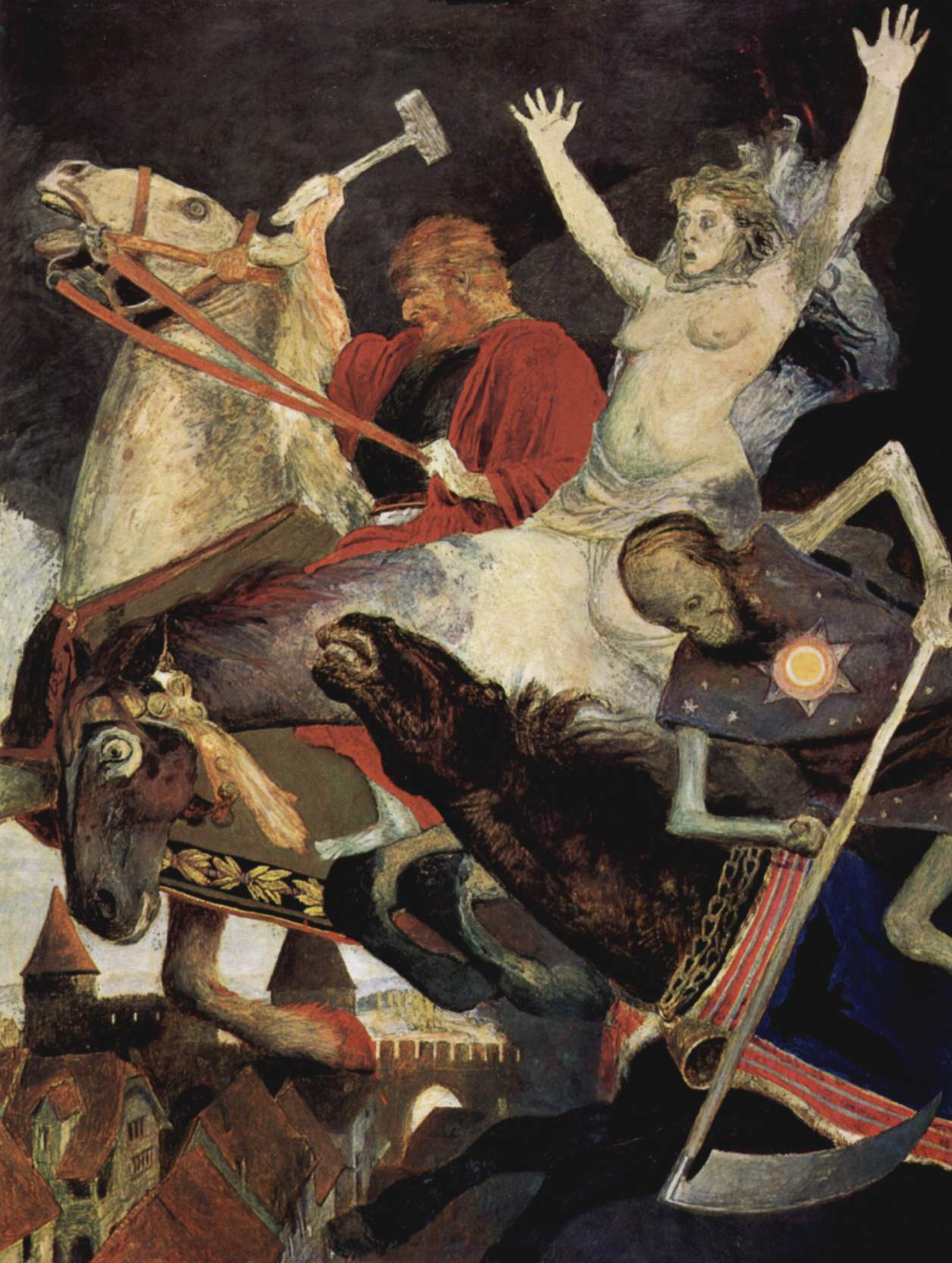 La Guerre - Arnold Böcklin