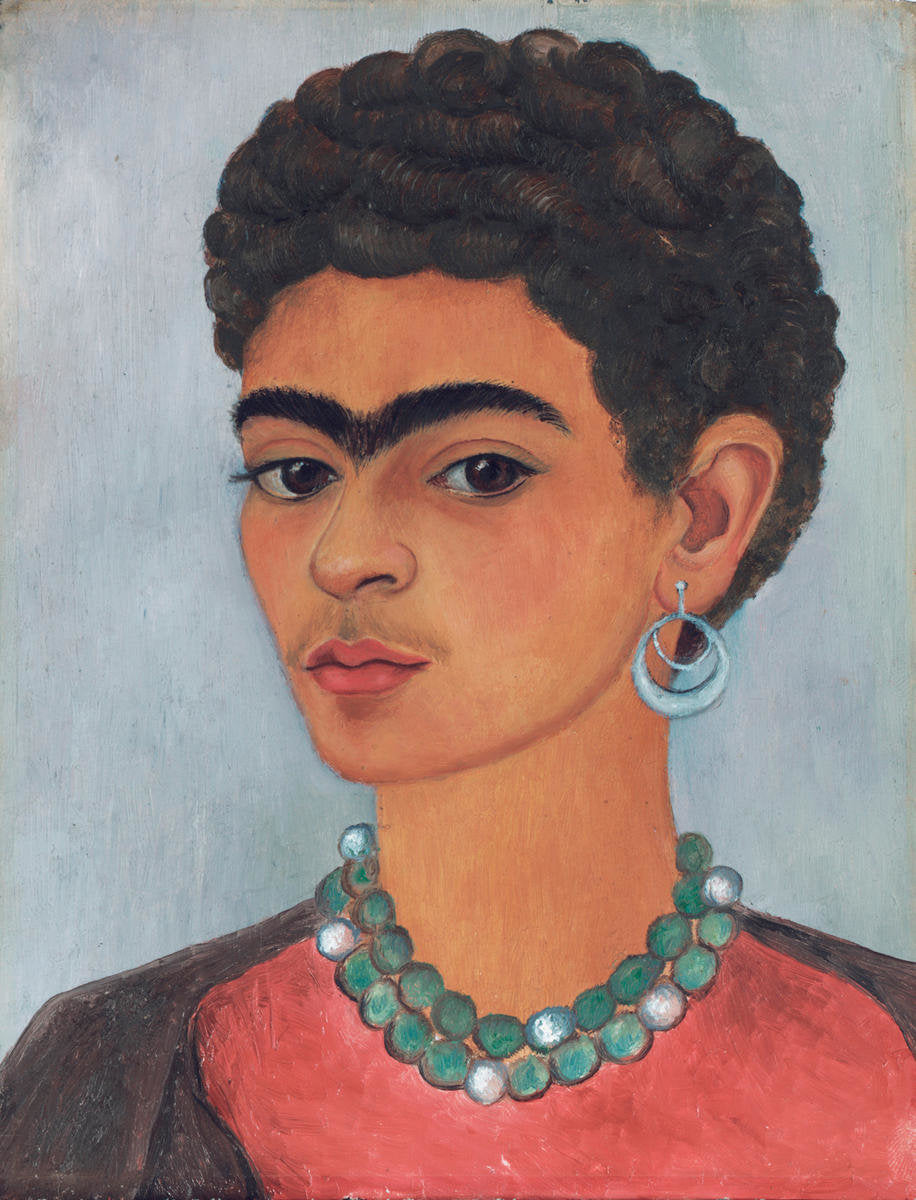 Autoportrait aux cheveux bouclés – Frida Kahlo (1935)