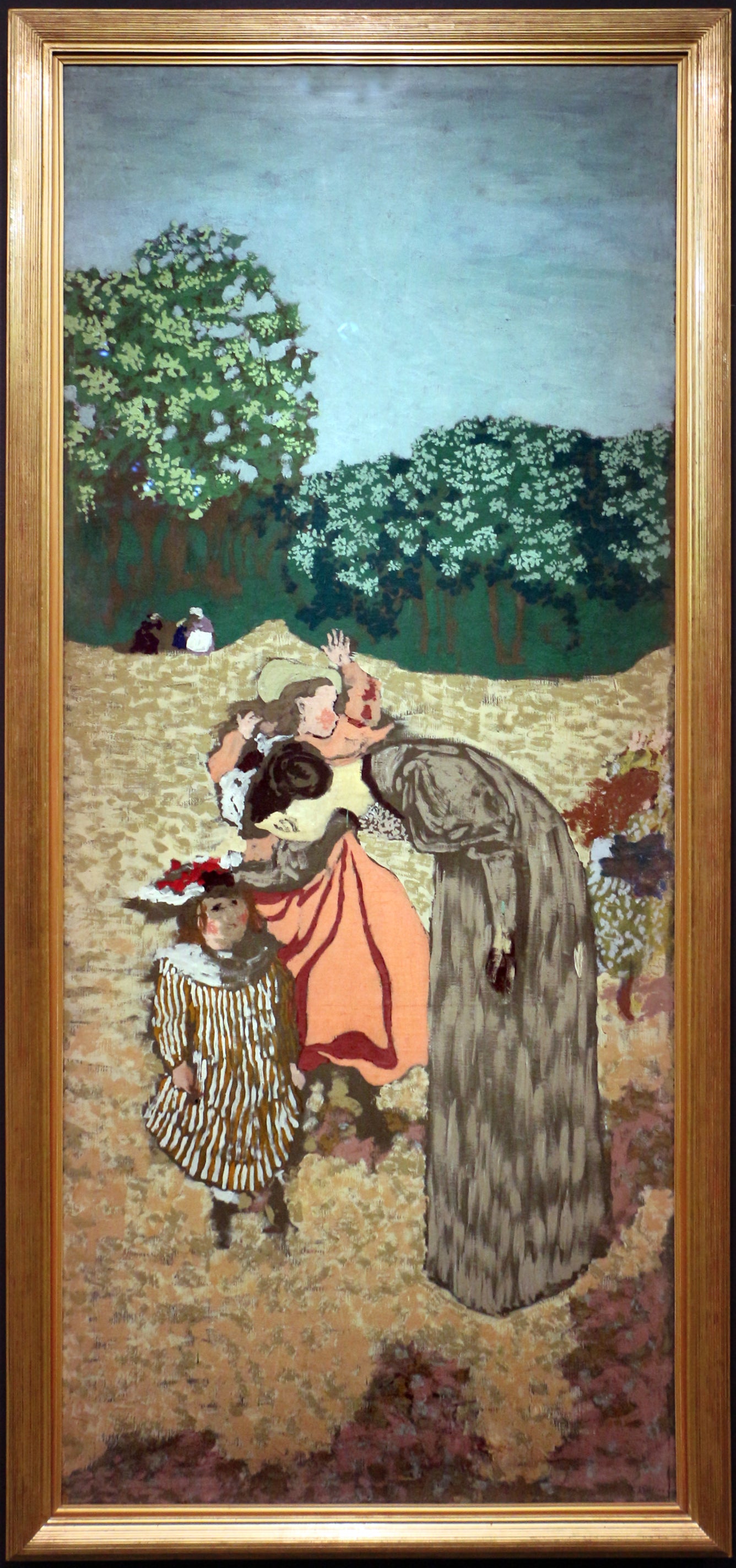Jardins publics : l'interrogatoire - Édouard Vuillard