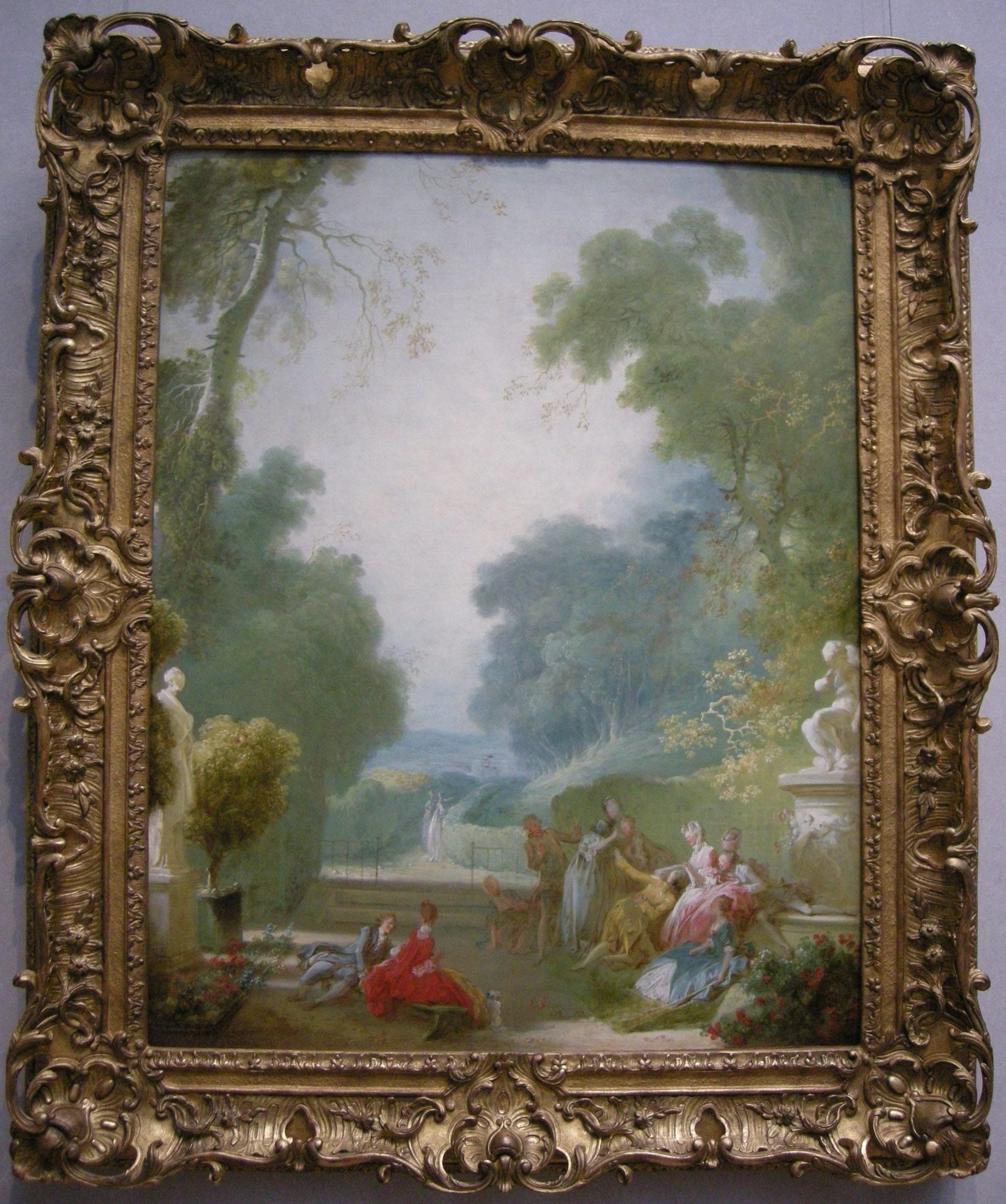 Un jeu de coques chaudes - Jean-Honoré Fragonard