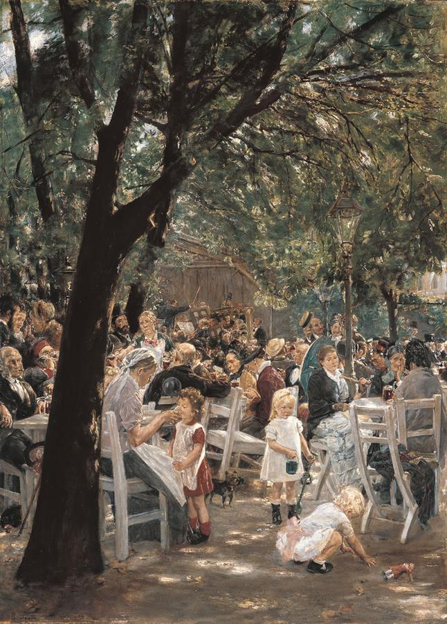 Ølhave i München - Max Liebermann