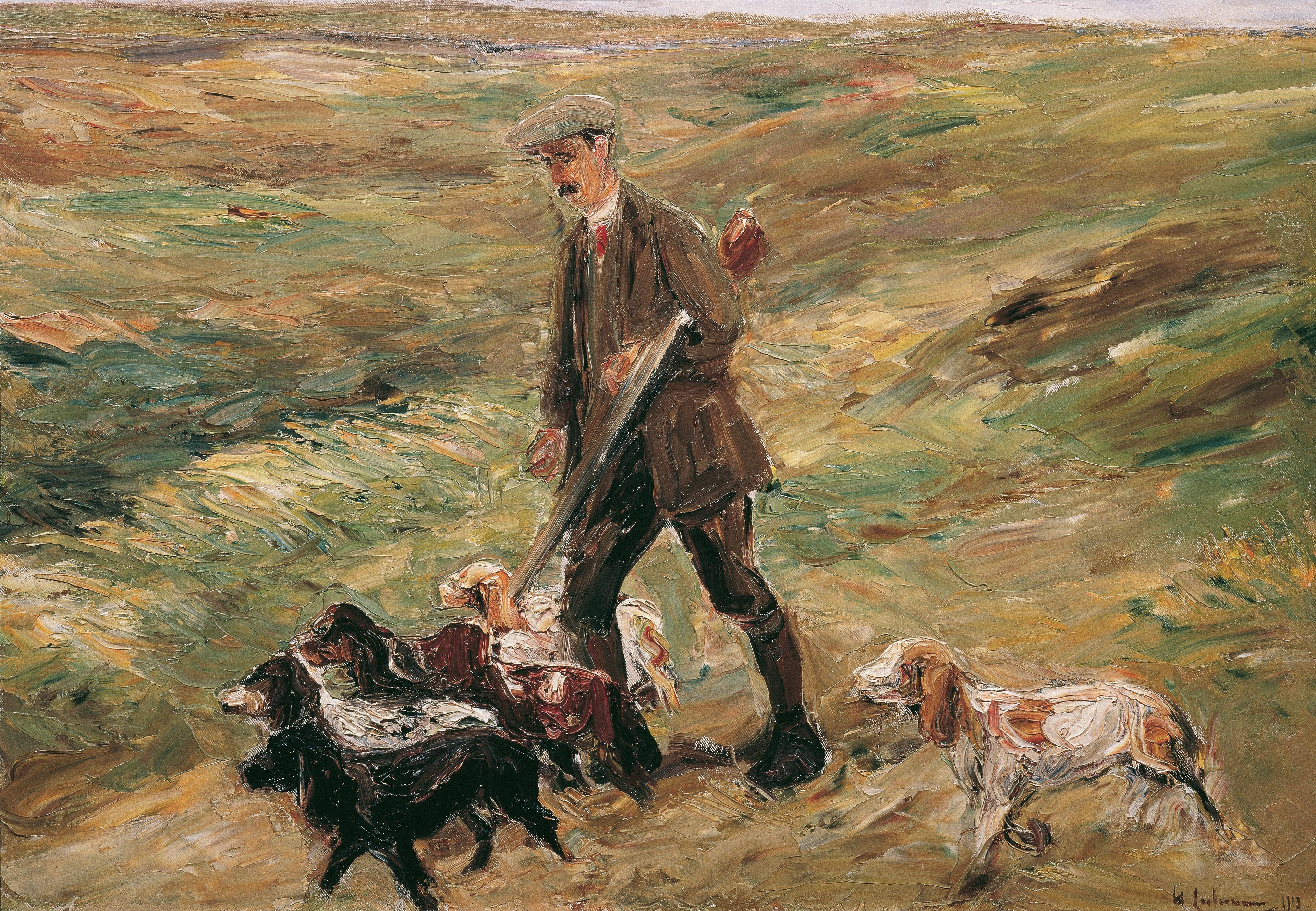 Jæger i klitterne - Max Liebermann