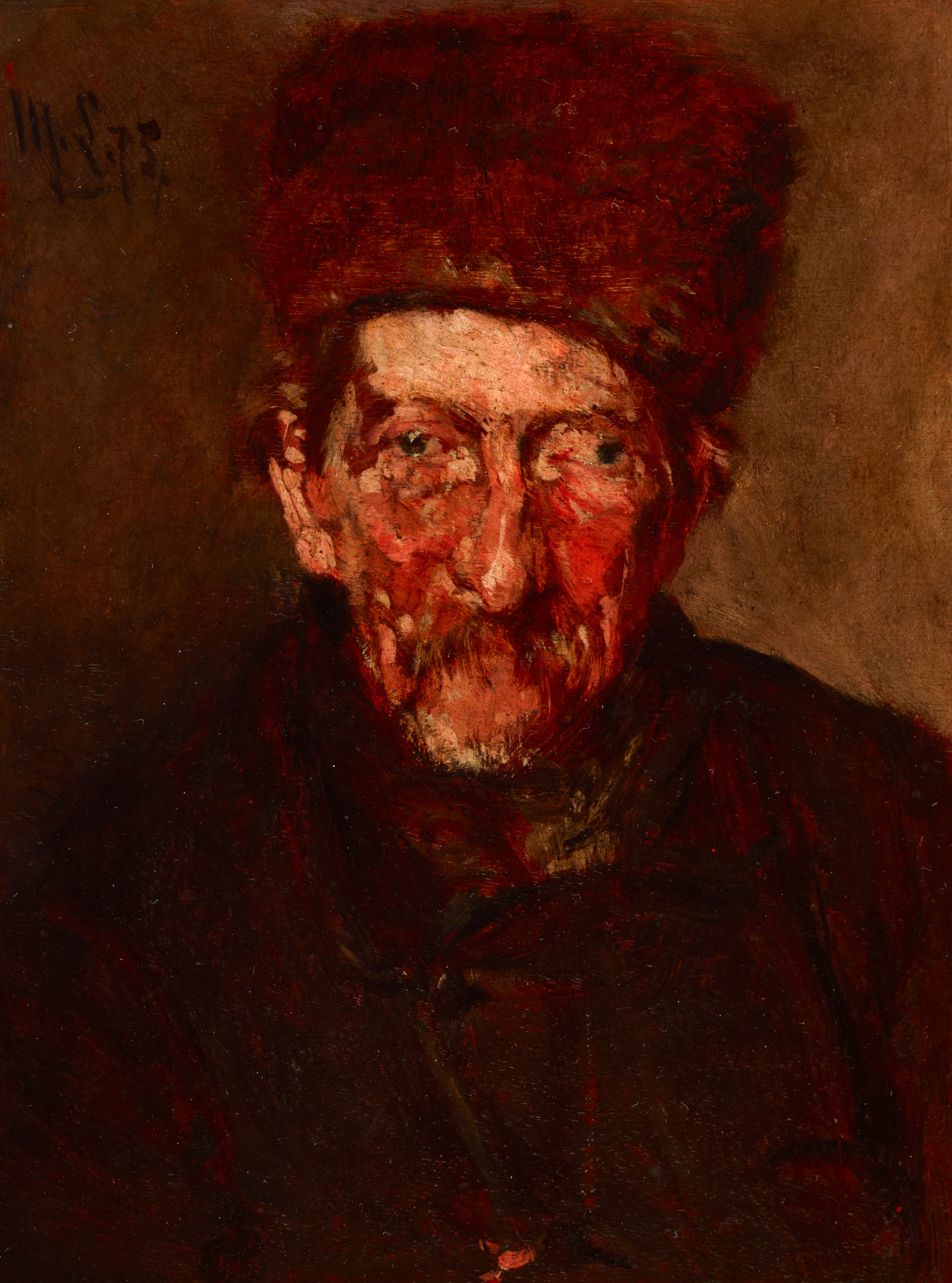 Studie: Mandbuste / Kvindebuste – Maleri på begge sider - Max Liebermann