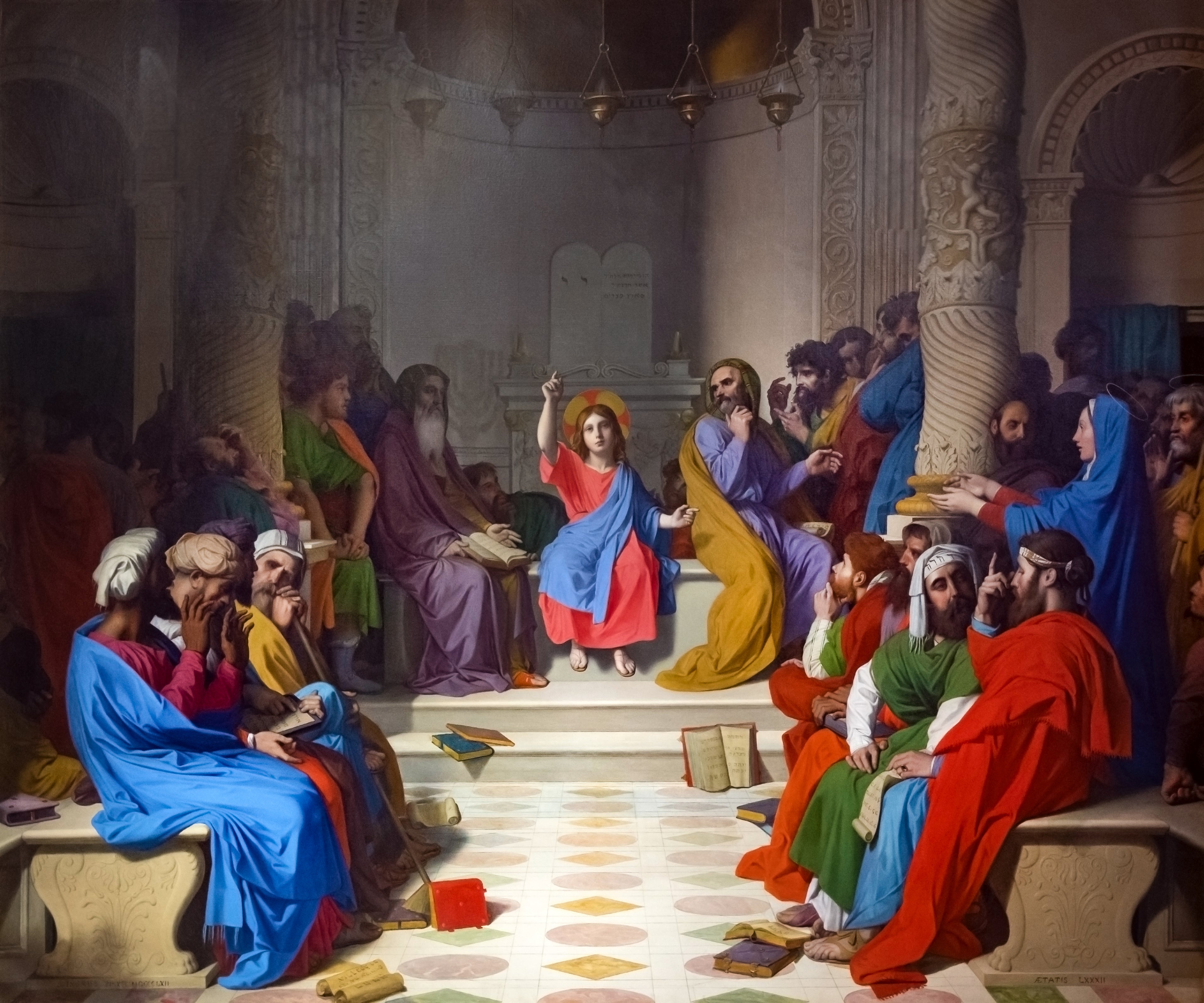 Jesus blandt doktorerne - Jean-Auguste-Dominique Ingres