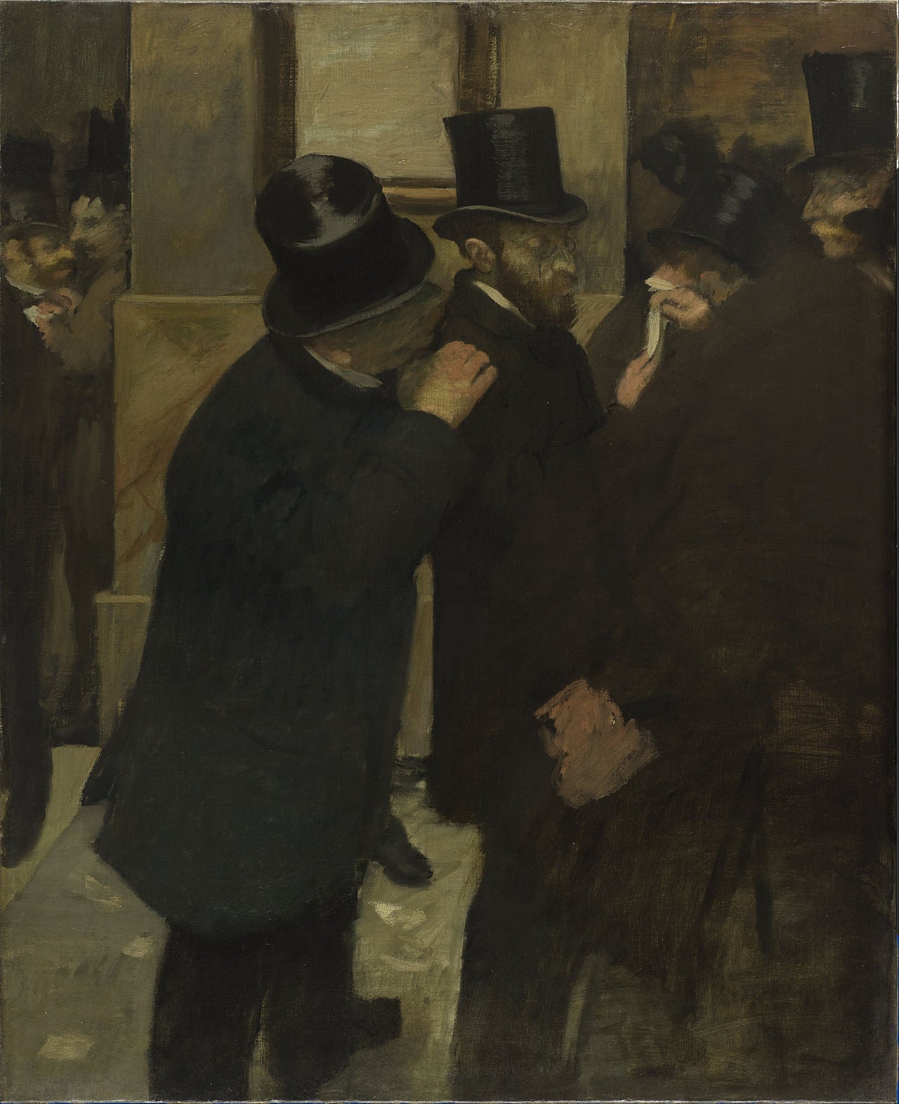 Portrætter på Børsen - Edgar Degas