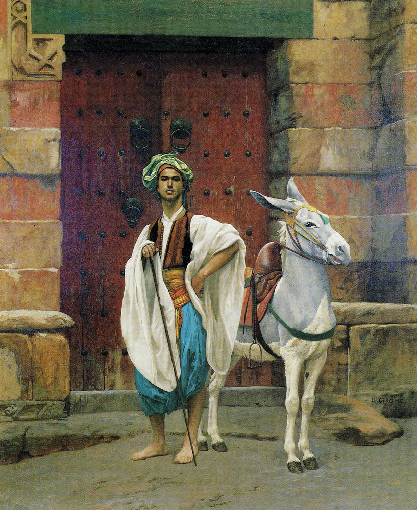 Saïs og hans æsel - Jean-Léon Gérôme