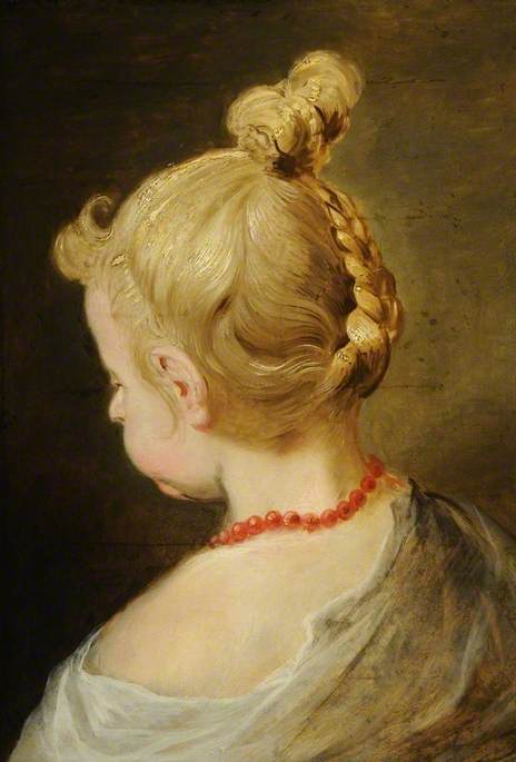Skitse af en af kunstnerens piger - Peter Paul Rubens