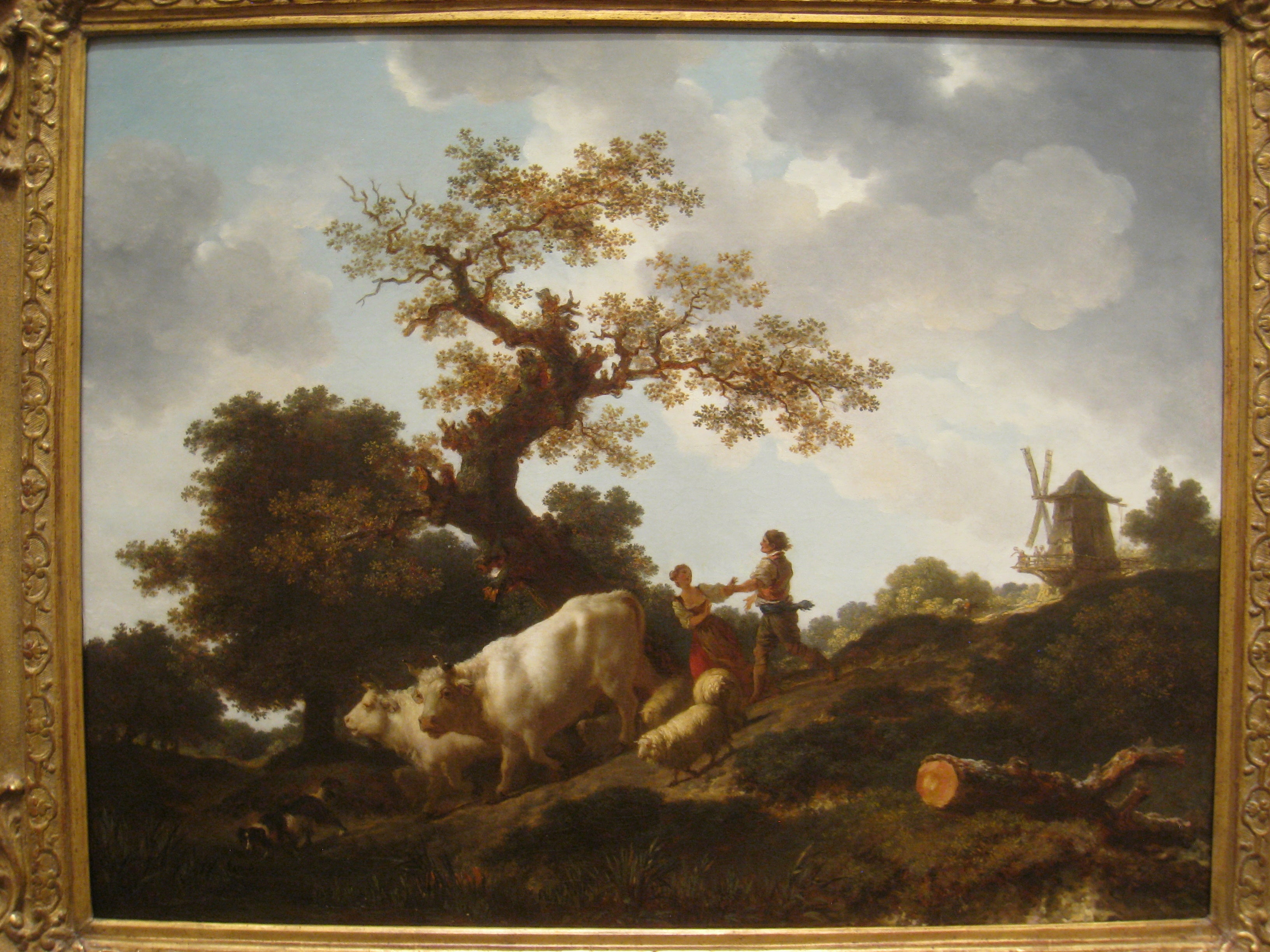Le retour du troupeau - Jean-Honoré Fragonard