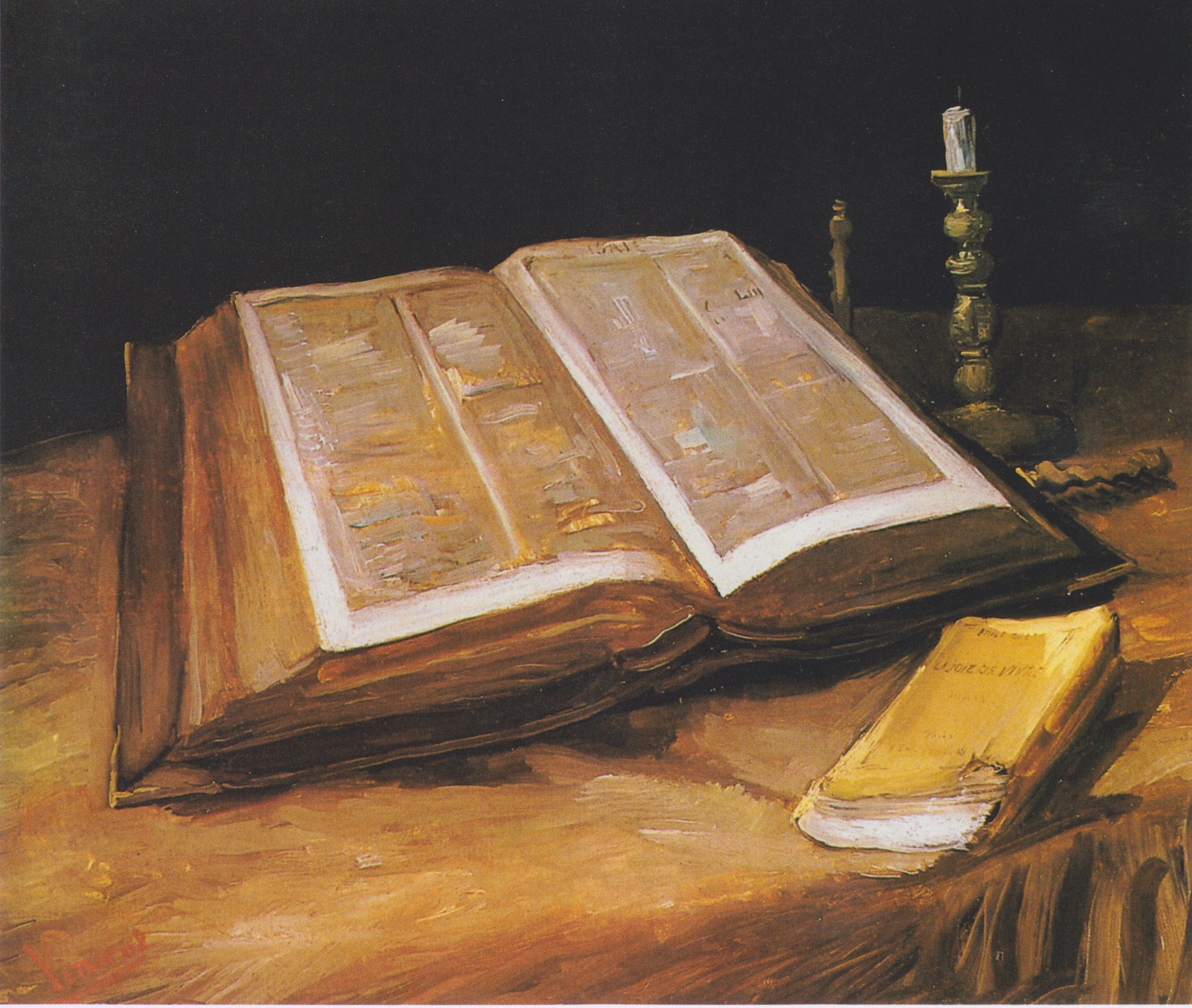 Stilleben med Bibelen - Vincent van Gogh