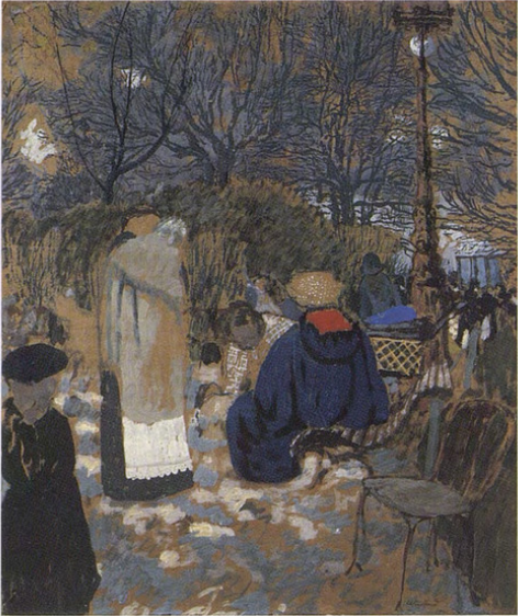 Les nourrices au square des Batignolles - Édouard Vuillard