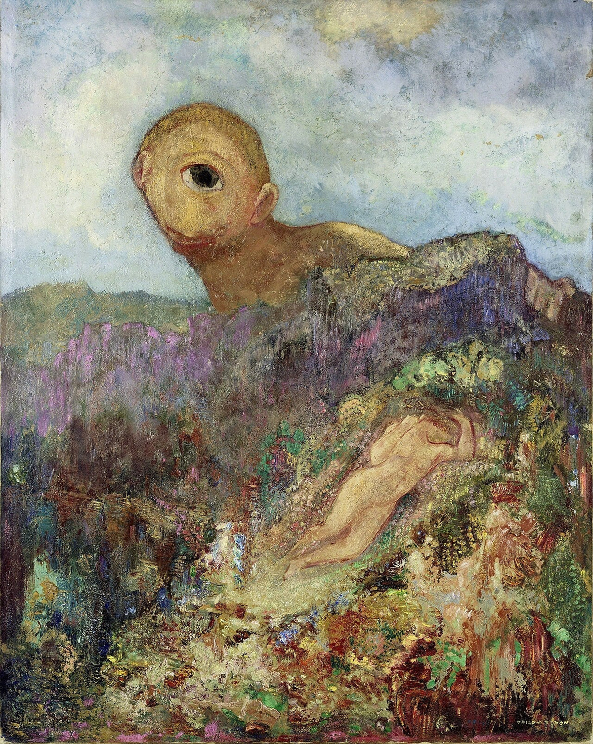 Odilon Redon, Le Cyclope — Top 100 des peintres symbolistes