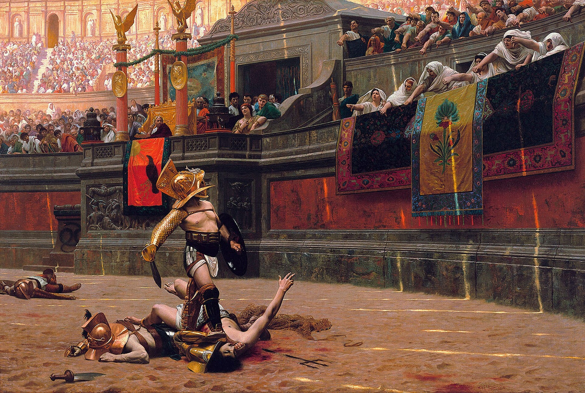Pollice Verso, peinture de Jean-Léon Gérôme