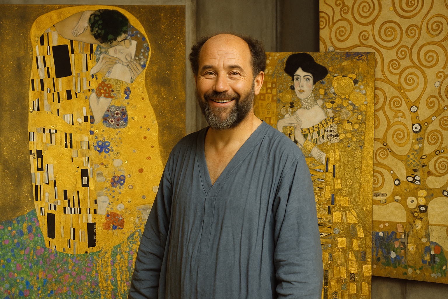 Hvem var Gustav Klimt? Dyk ned i den gyldne verden af den wienerske mester.