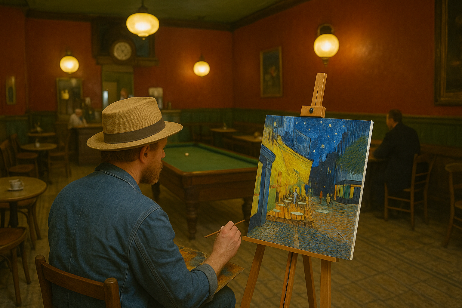 Historien bag Van Goghs Nattecafé i Arles