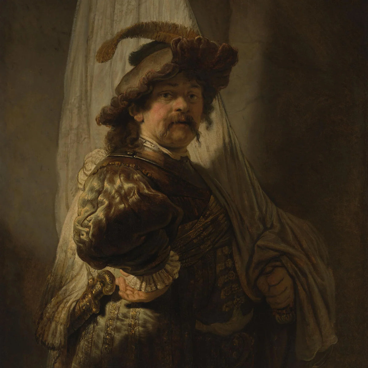 Le Porte-étendard de Rembrandt, 1636, Rijksmuseum