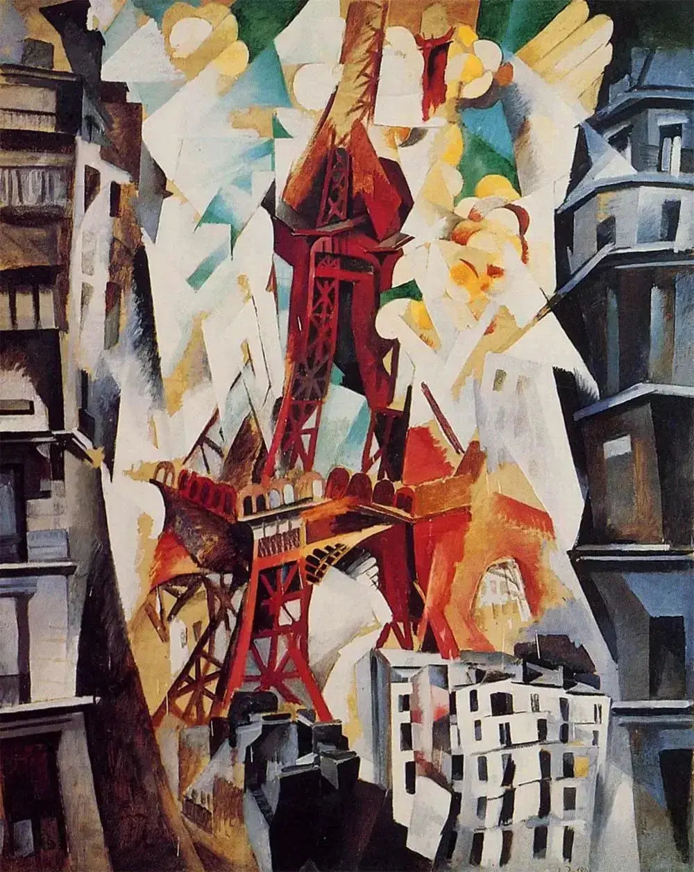 Champs-de-Mars, La Tour rouge, peinture de Robert Delaunay