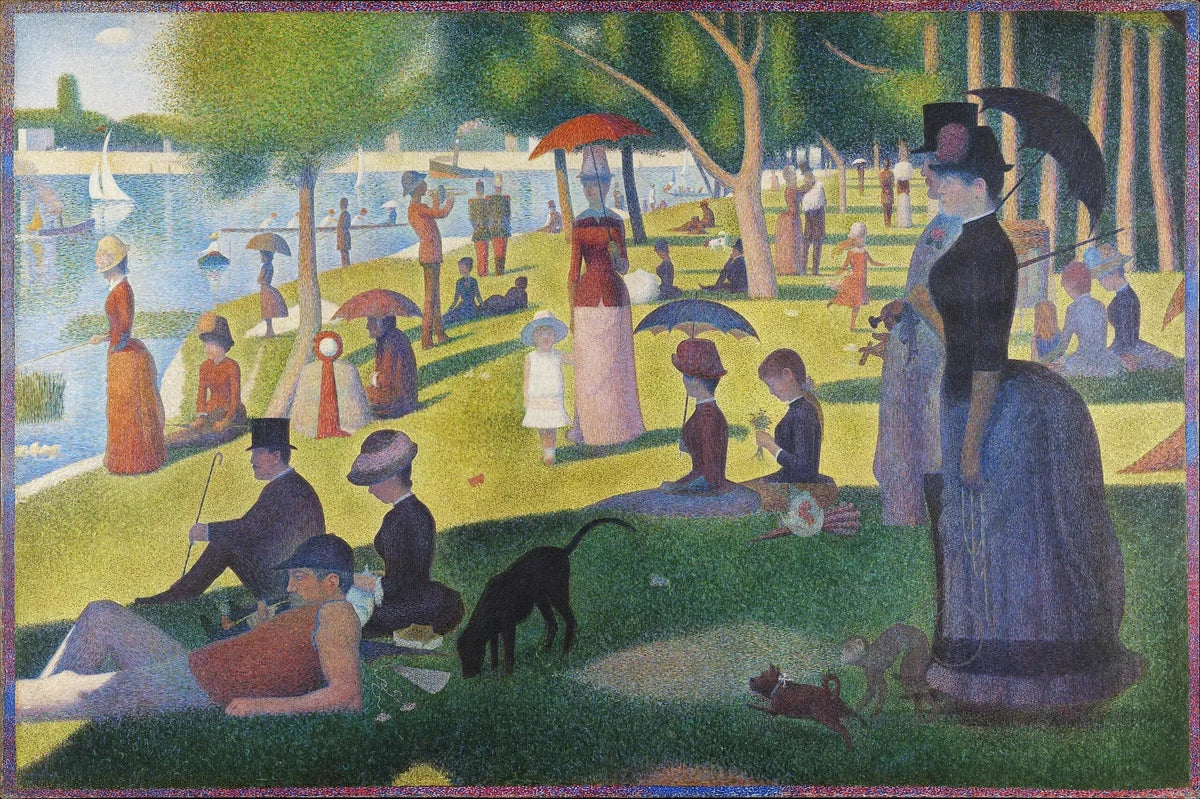 Un dimanche après-midi à l’île de la Grande Jatte de Georges Seurat
