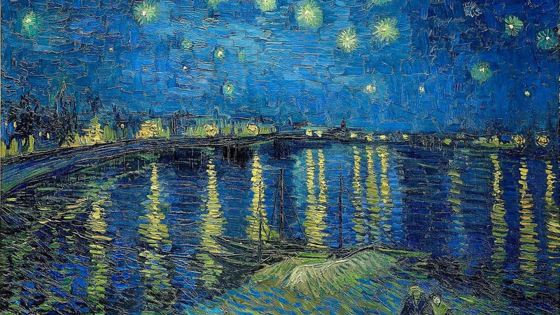 Van Gogh-landskab