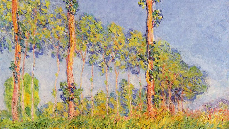Serie Popler af Claude Monet
