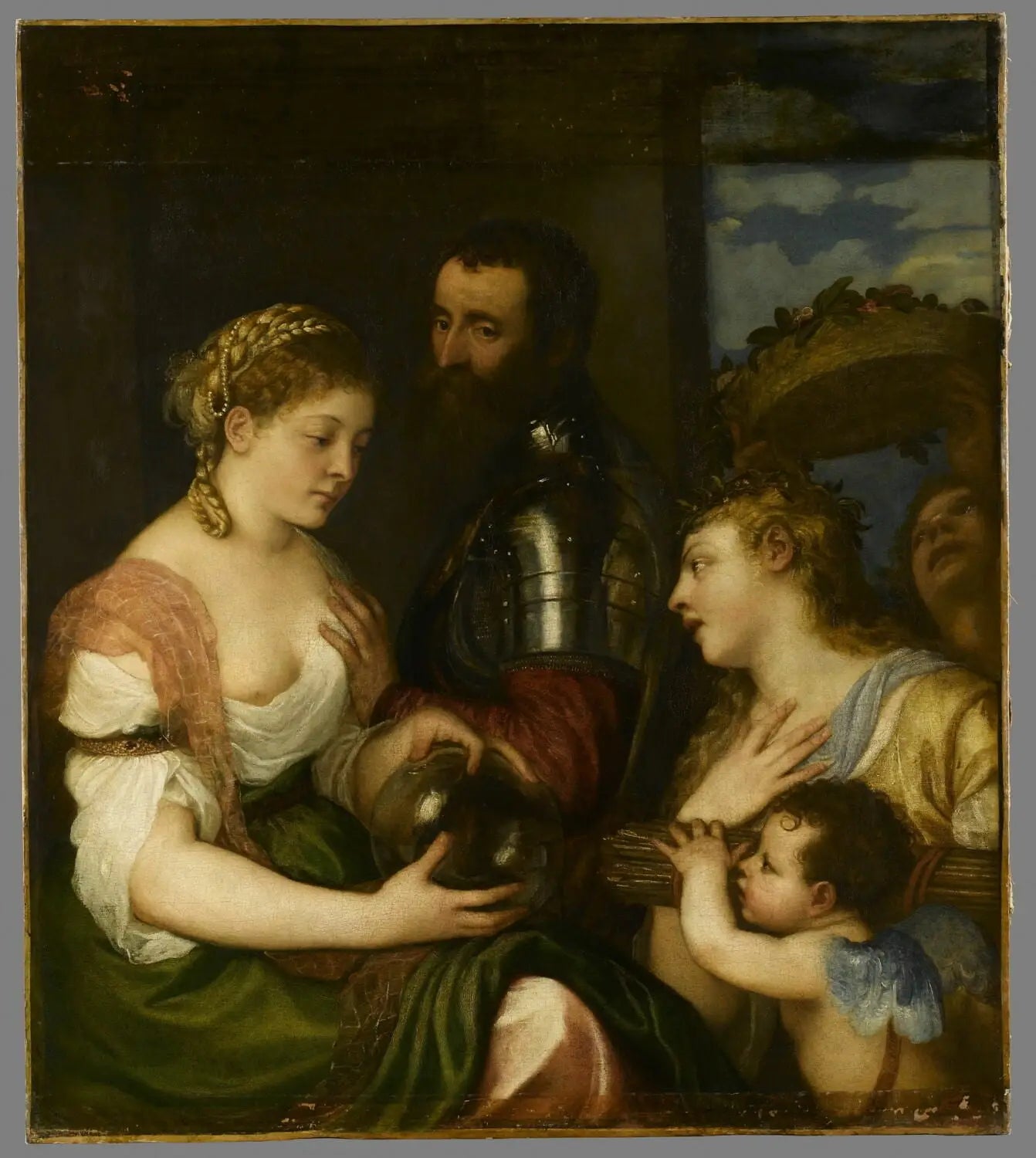Allégorie conjugale dit à tort Allégorie d’Alphonse d’Avalos - Titian - Alpha Reproduction