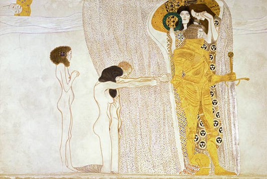 Beethoven-Fries : l'exigence après la chance - Gustav Klimt - Reproductions de tableaux et peintures haut de gamme