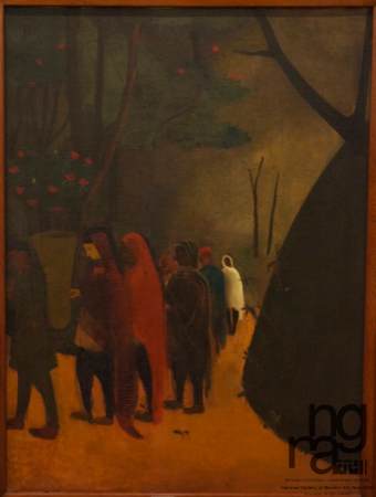 Scène de colline, Amrita Sher-Gil, 1938, huile sur toile