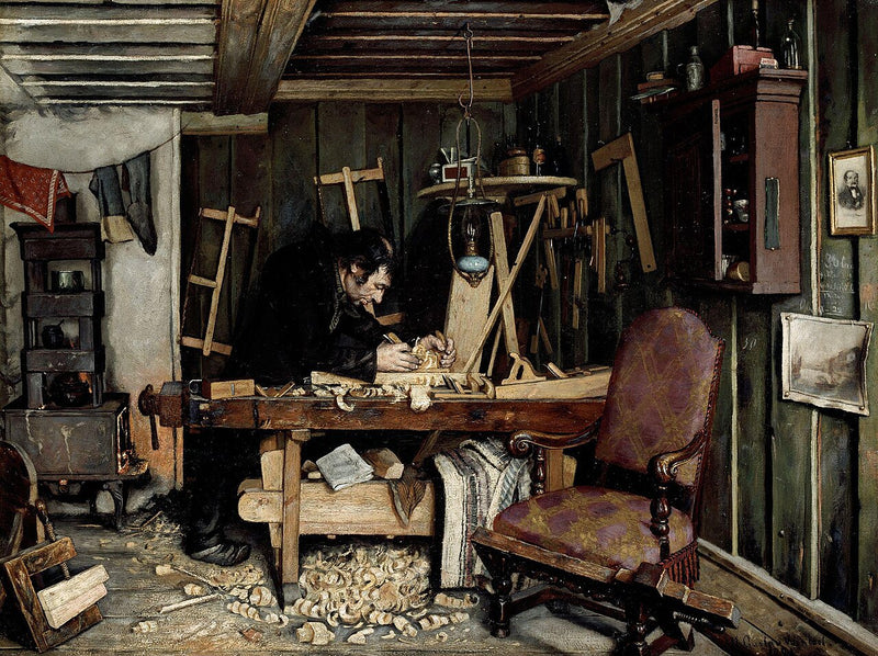 Atelier de menuisier - Gustav Wentzel
