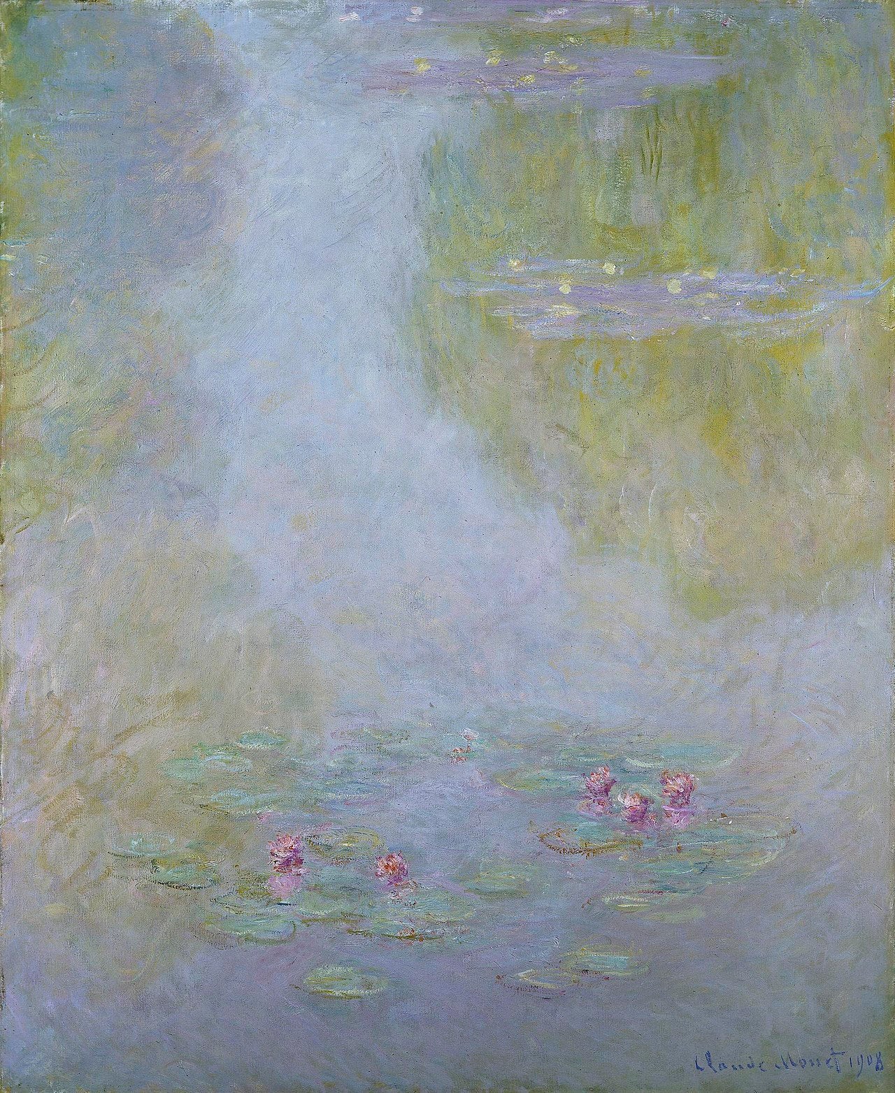 🌫️ Nymphéas – Reflekser og Stilhed, Claude Monet, 1908