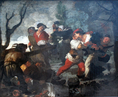 paysans bagarreurs - Johann Liss