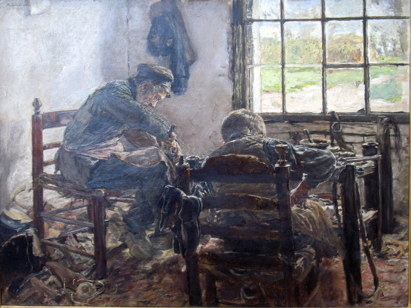 Skomagerens værksted - Max Liebermann