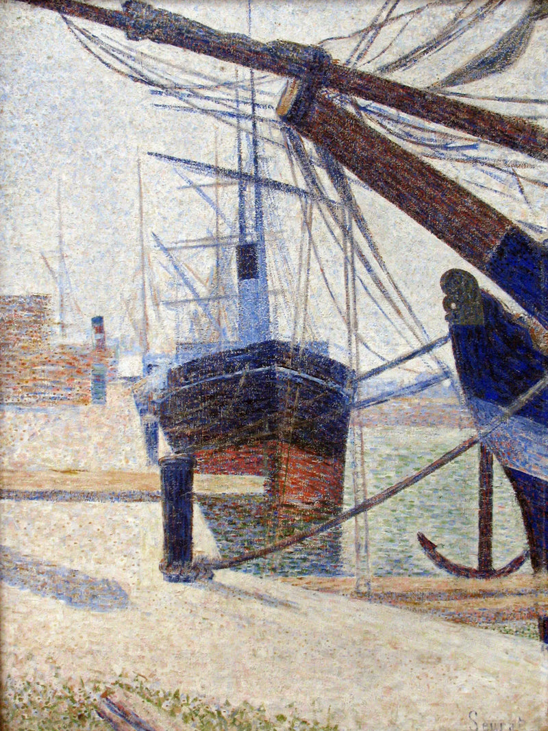 Krog af en dam, Honfleur - Georges Seurat