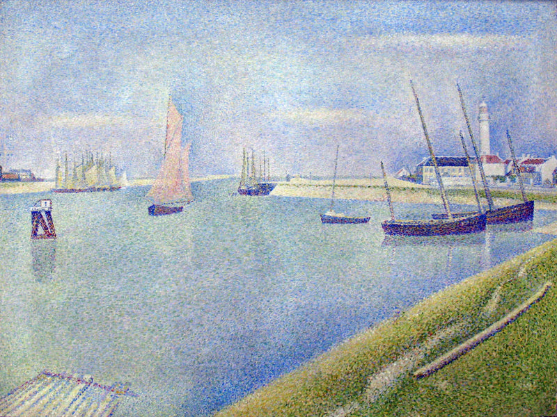 Kanalen ved Gravelines, mod havet - Georges Seurat