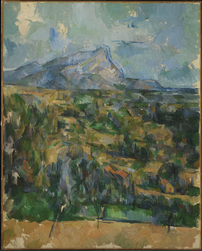La Montagne Sainte-Victoire set fra Lauves - Paul Cézanne