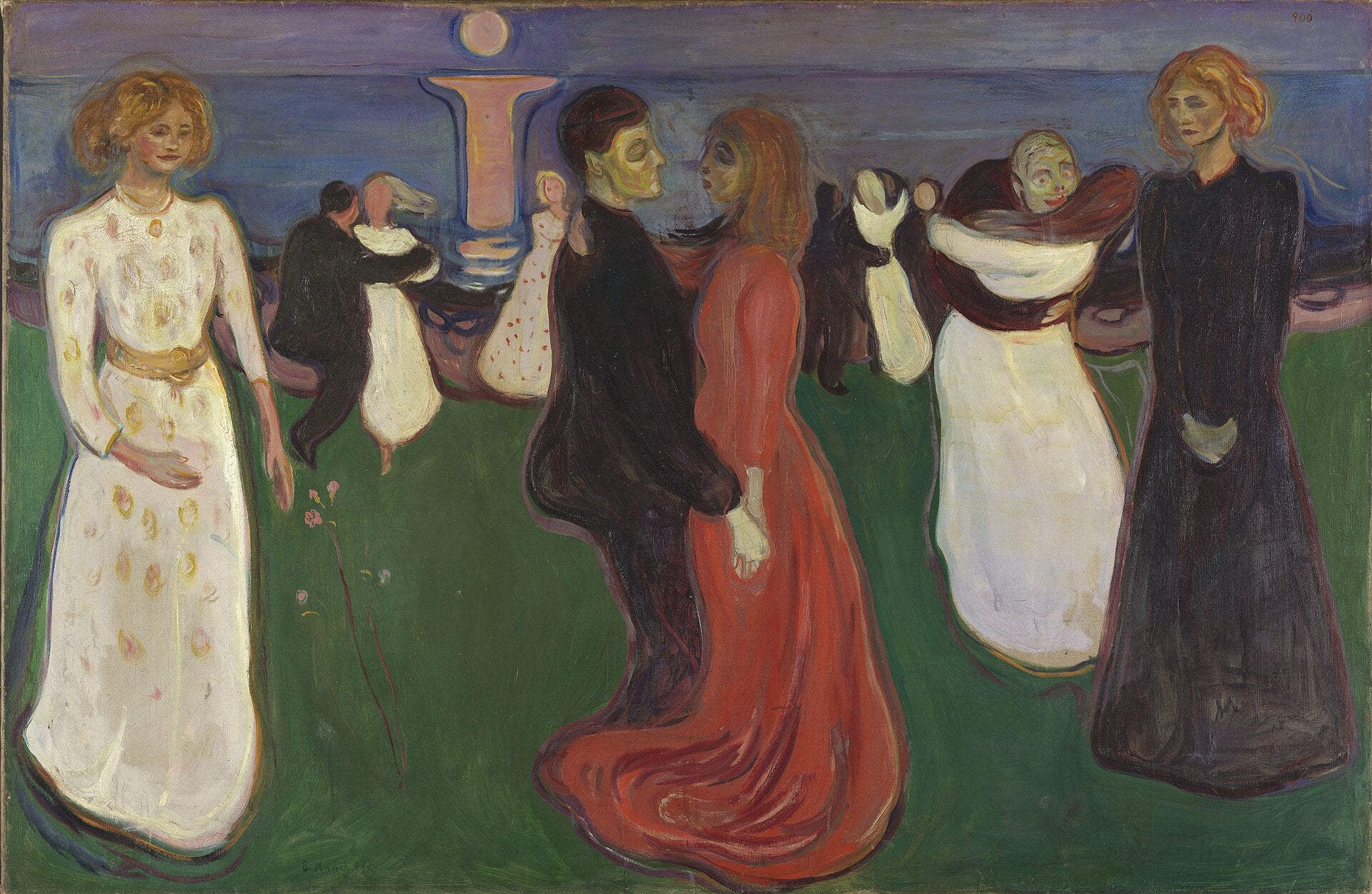 La Danse de la vie, Edvard Munch, 1899–1900, peinture à l’huile