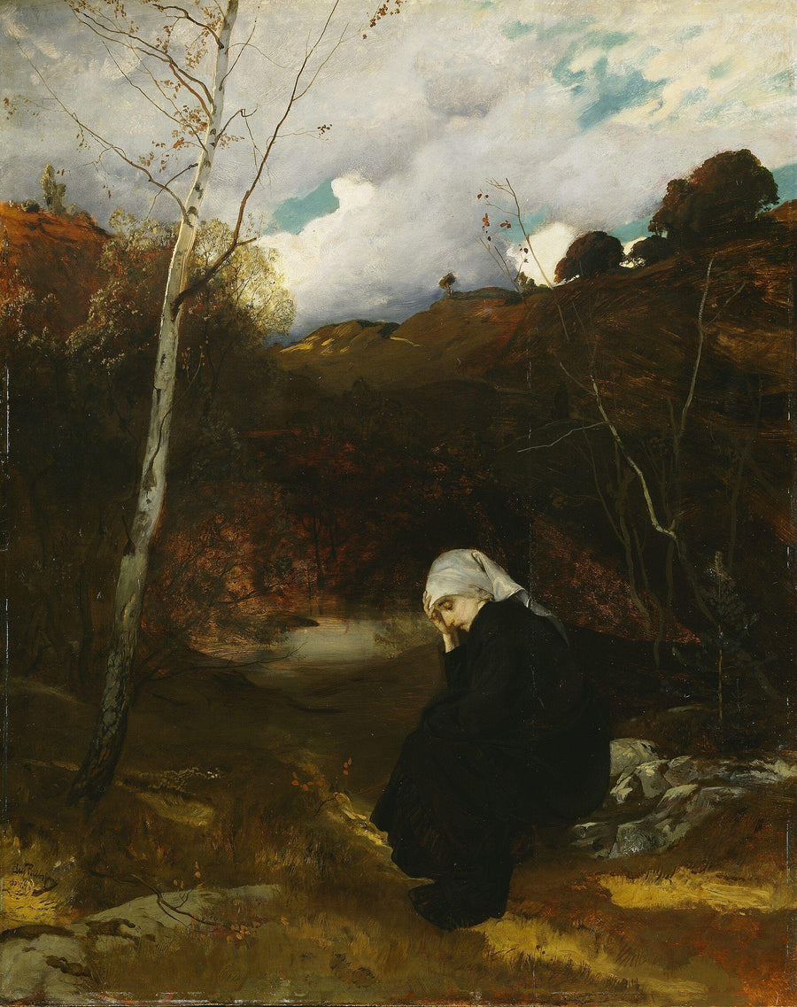 Andante. Soir d’automne à Ask, Eilif Peterssen, 1879, peinture à l’huile