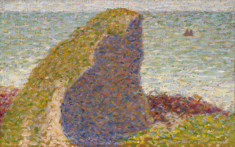 Étude pour « Le Bec du Hoc, Grandcamp » - Georges Seurat