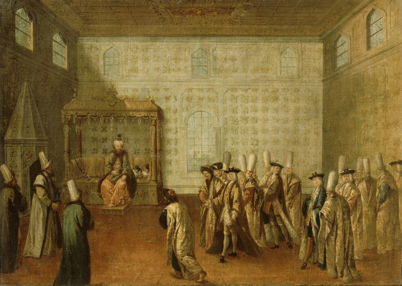 Réception des envoyés de France par le Grand Vizir - Jean-Baptiste van Mour