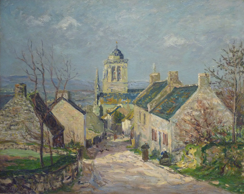 Nedstigende gade i Locronan - Maxime Maufra