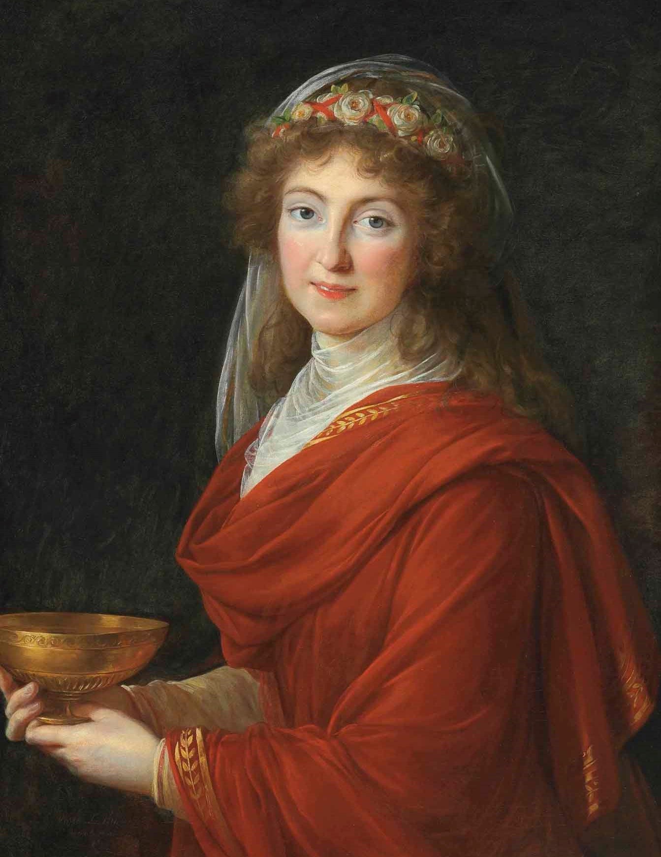 Portrait de la comtesse Siemontkowsky Bystry - Élisabeth Vigée Le Brun