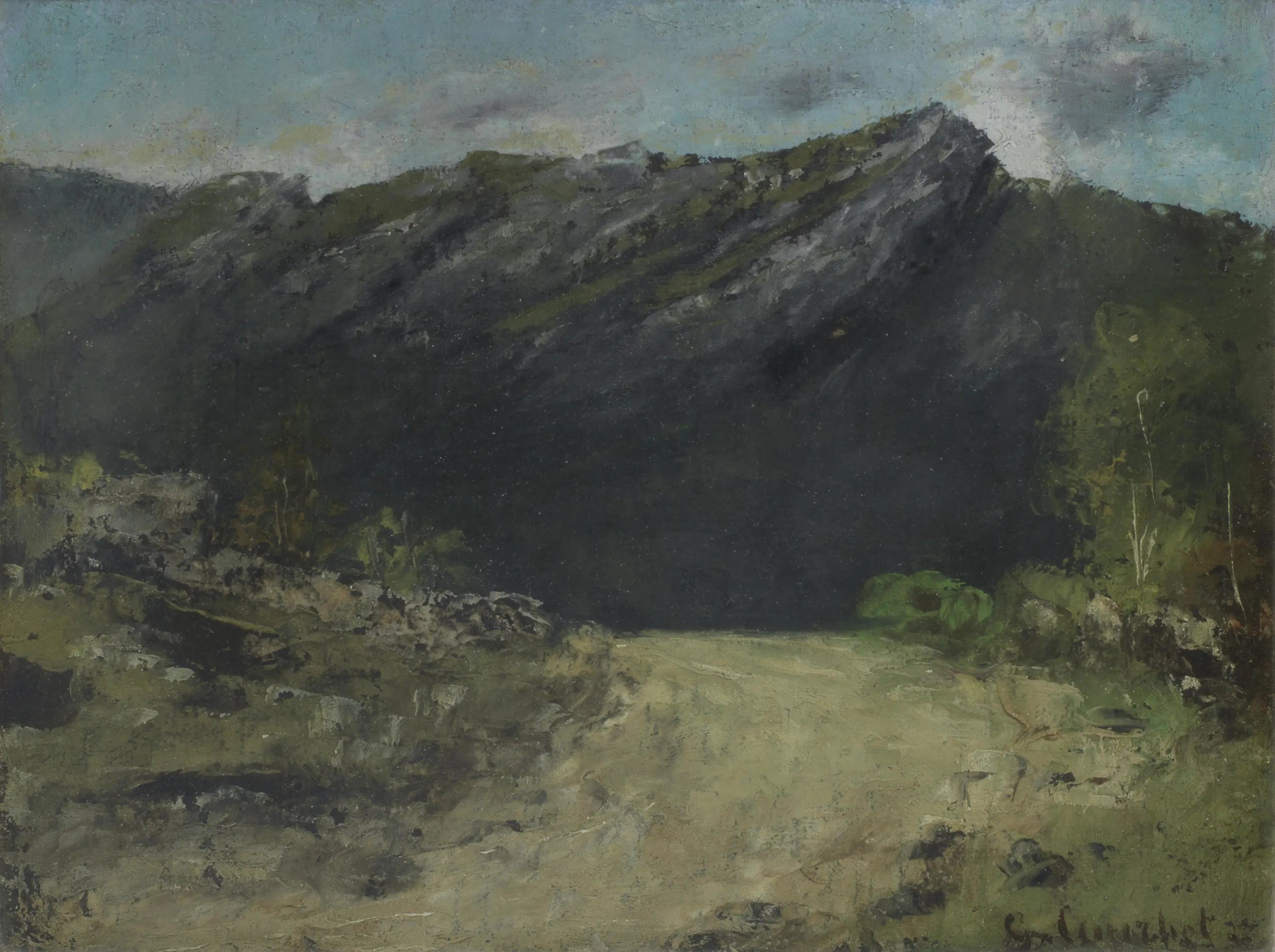 Paysage du Jura - Gustave Courbet - Alpha Reproduction