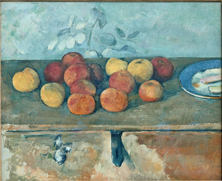 Æbler og småkager - Paul Cézanne