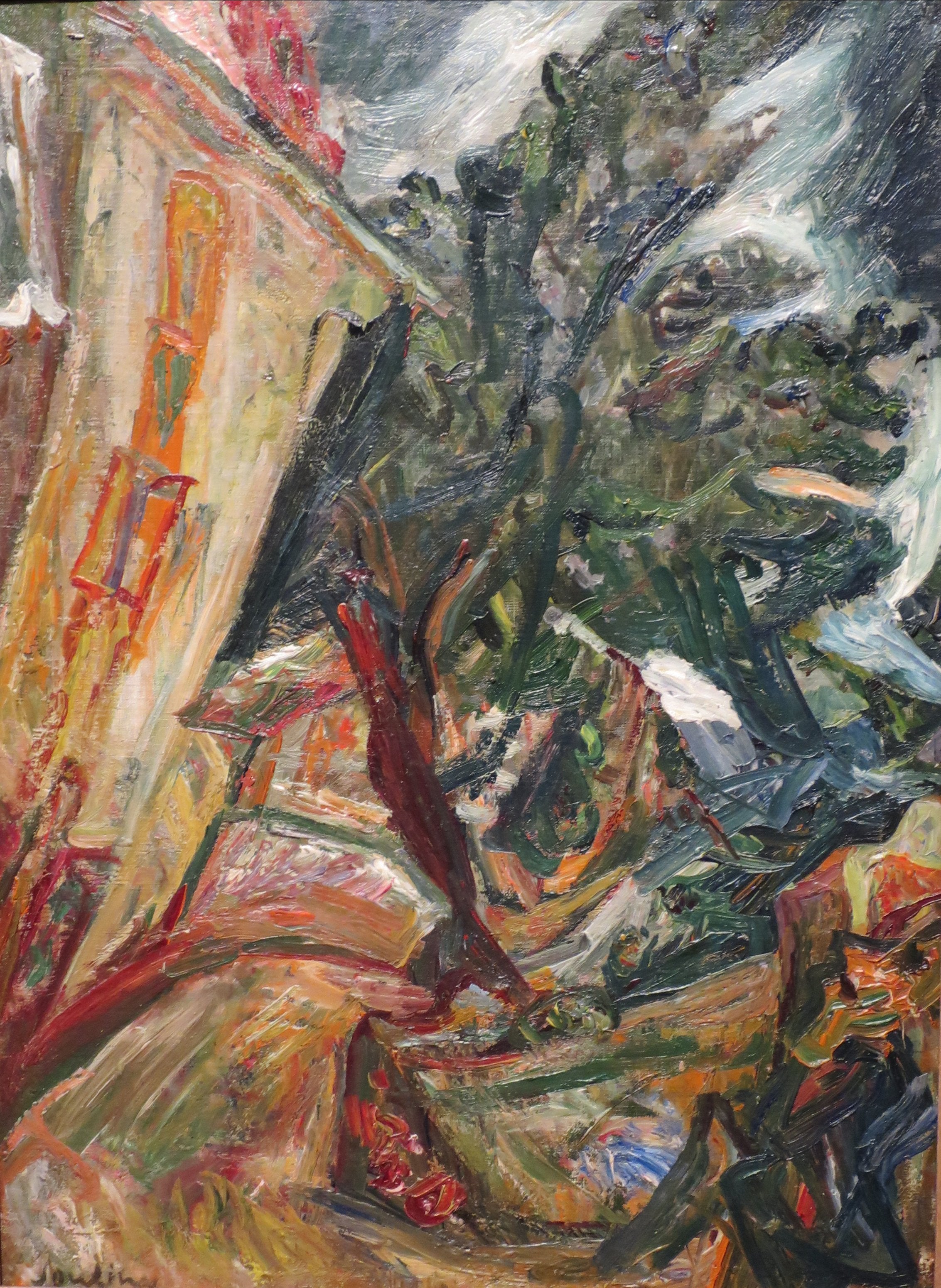 Paysage avec figures─Céret - Chaïm Soutine - Alpha Reproduction