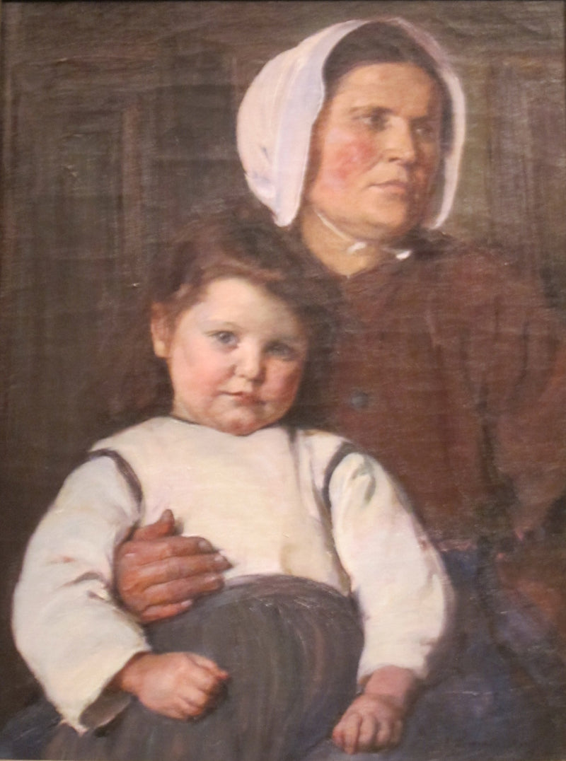 Paysanne normande et son enfant - Elizabeth Nourse