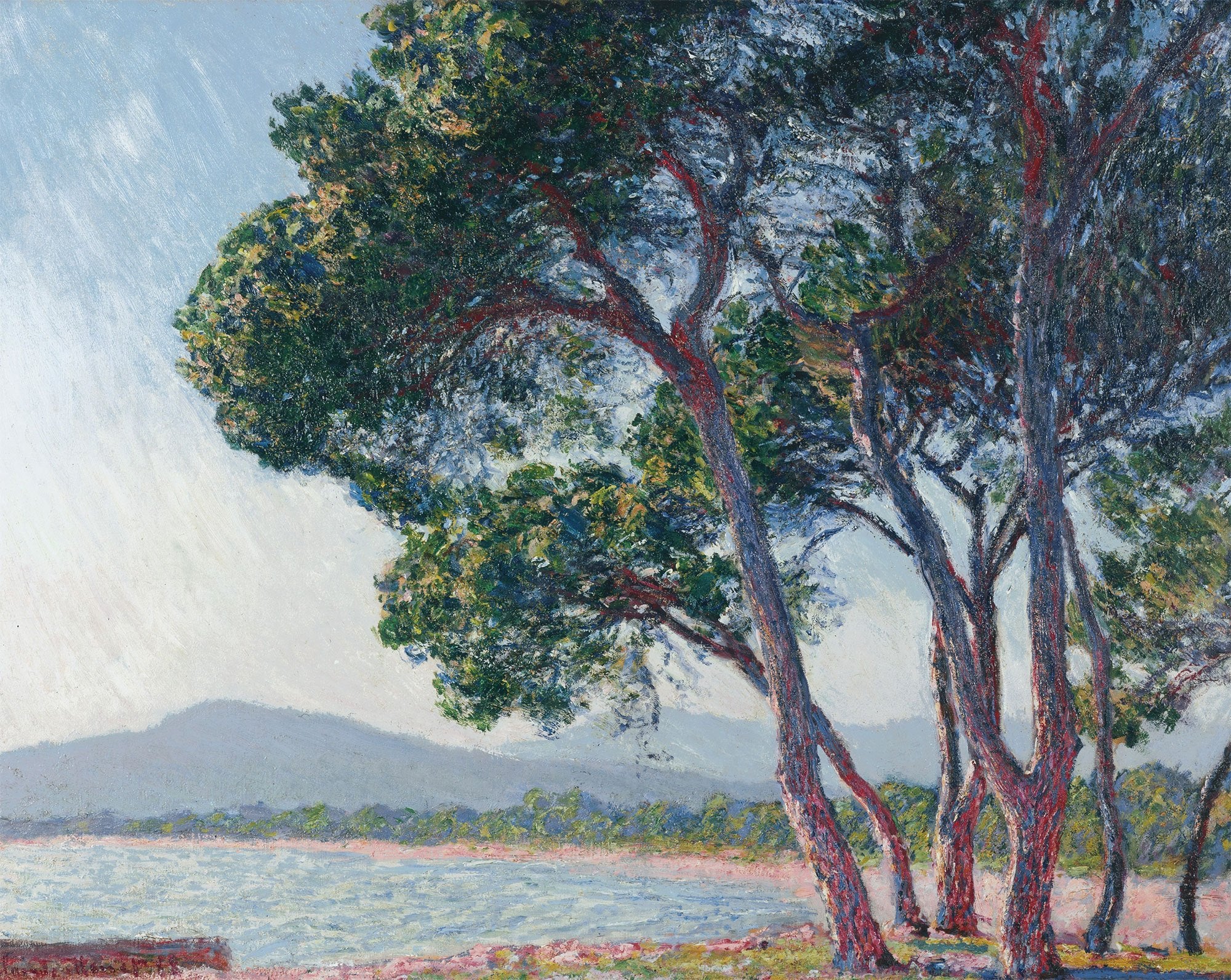 Reproduction du tableau « Plage de Juan-les-Pins - Claude Monet » par Alpha Reproduction en peinture à l’huile