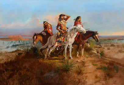 Le groupe de scouts - Charles Marion Russell - Alpha Reproduction